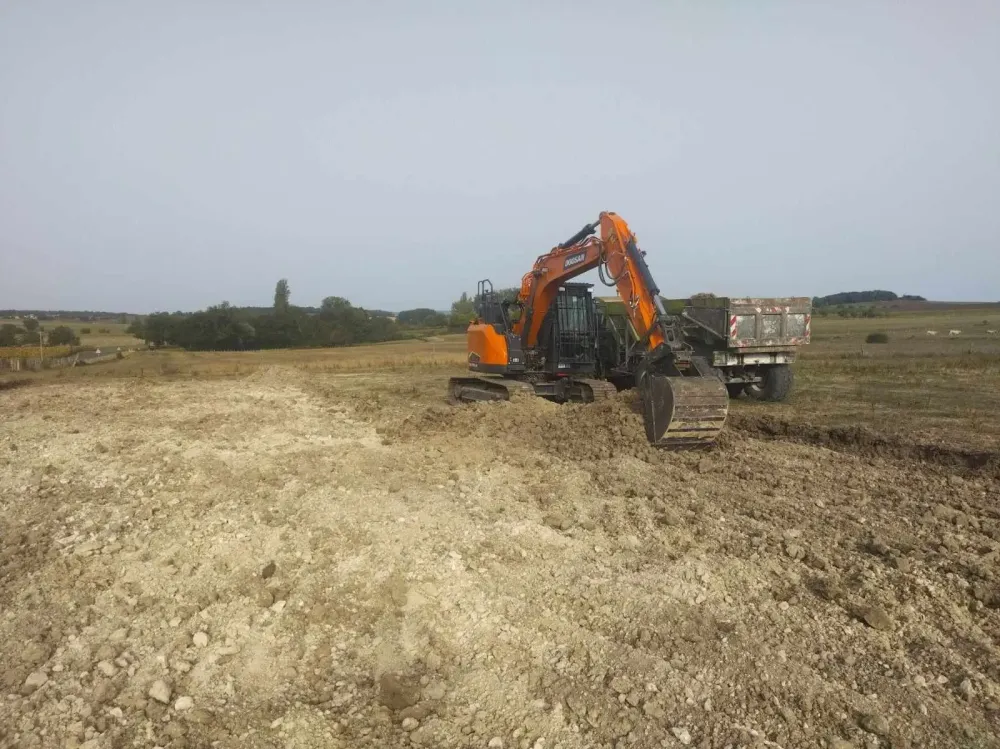 Terrassement batiment agricole photovoltaïque 2