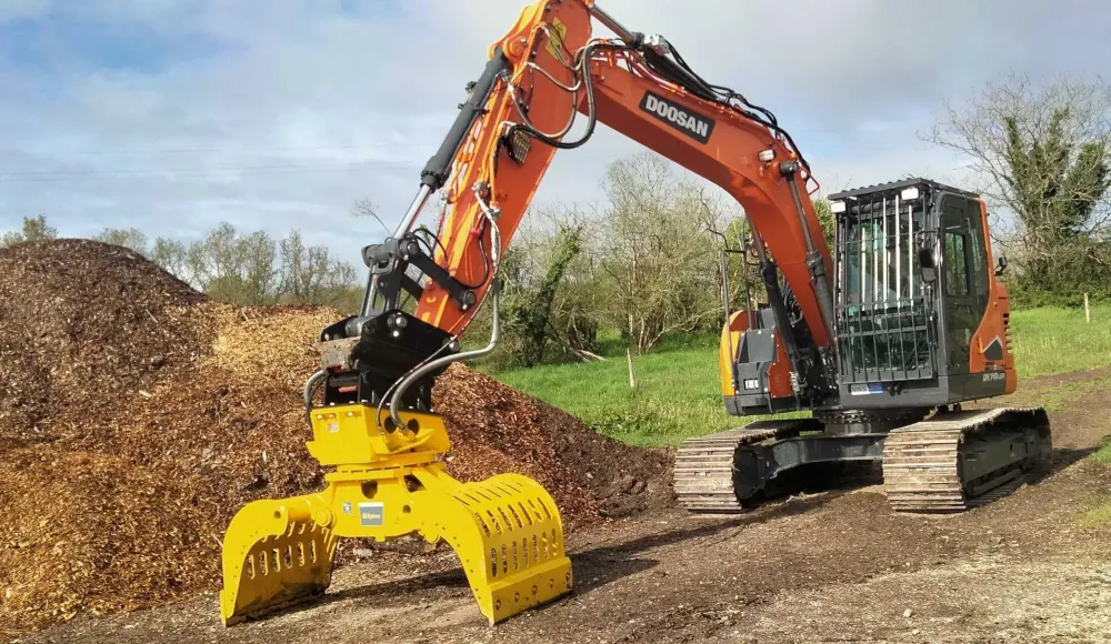 Mini-Pelle Canopy ROPS FOPS1, TOPS